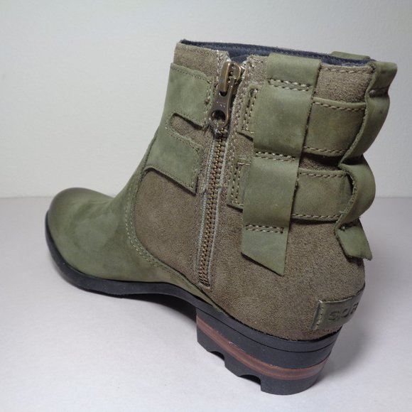 Sorel Size 7 M LOLLA BOOTIE Green New Boots - Picture 8 of 13